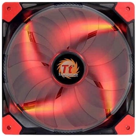 Thermaltake Thermaltake 140Mm Luna 14 Series Red Led High Airflow Case Fan CL-F022-PL14RE-A